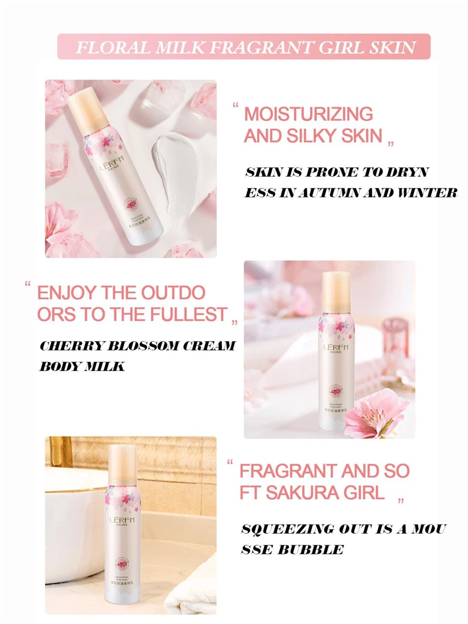 Cherry Blossom Cream Body Lotion