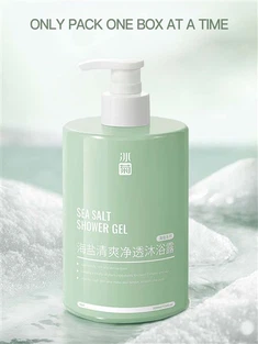 Jūras sāls ķermeņa mazgāšana